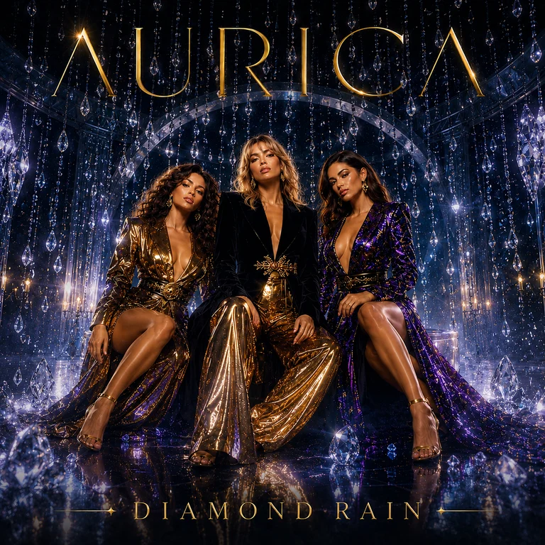 Diamond Rain single artwork from Aurica Golden Era.